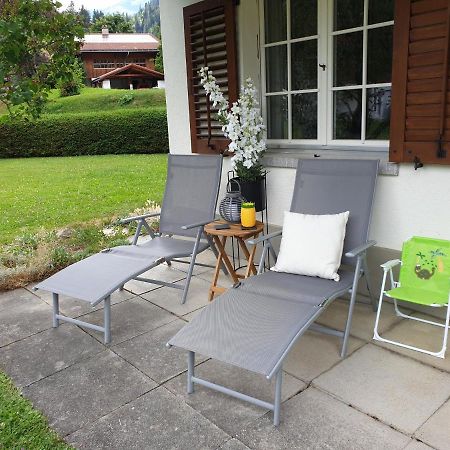 Chalet Spitzhorn - Your Peak Getaway - Private Terrasse & Gratis Parkplatz Gsteig Buitenkant foto