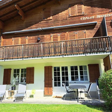 Chalet Spitzhorn - Your Peak Getaway - Private Terrasse & Gratis Parkplatz Gsteig Buitenkant foto