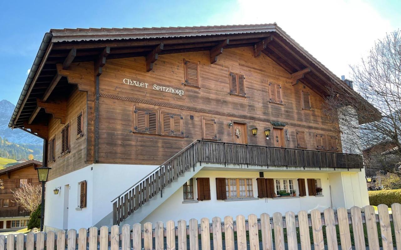 Chalet Spitzhorn - Your Peak Getaway - Private Terrasse & Gratis Parkplatz Gsteig Buitenkant foto
